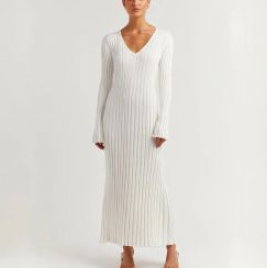 4 Pcs Elegant Womens Knitted Dress