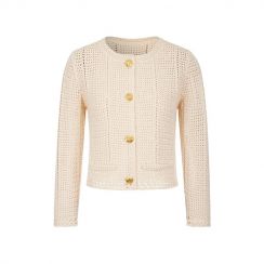 Ladies Hollow Out Elegant Knitted Cardigan